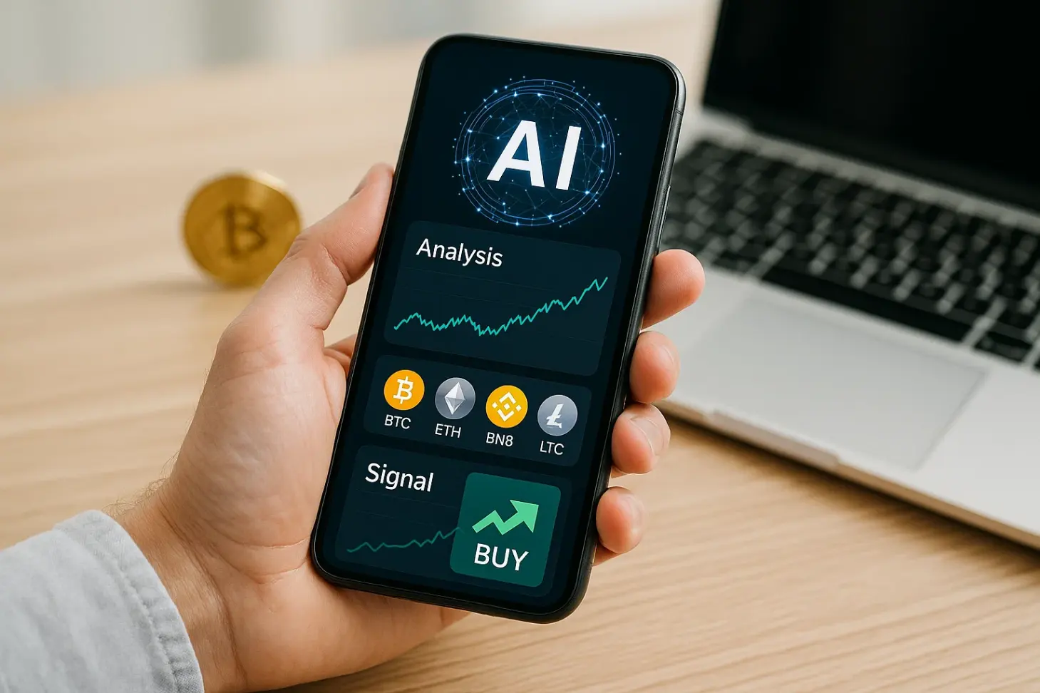 Топ мобильных AI-приложений для криптоинвесторов